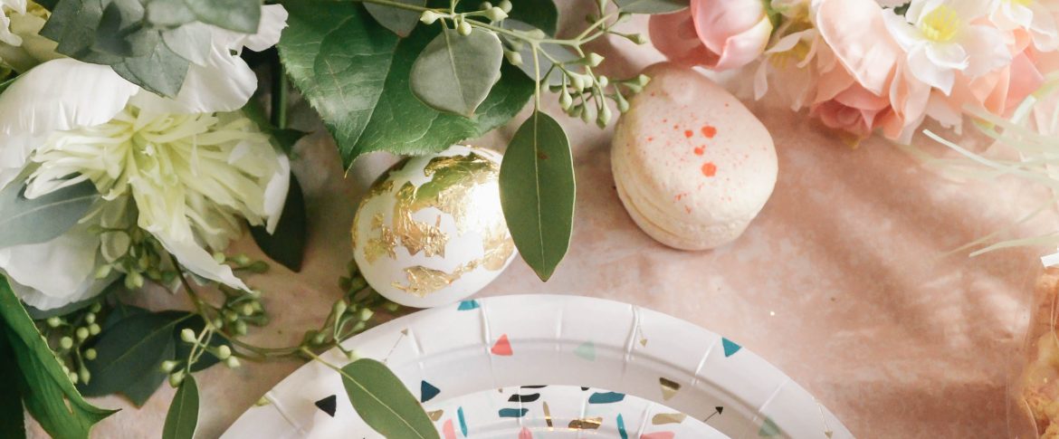Kid's Geo Floral Easter Party Decor and DIY's for Spring