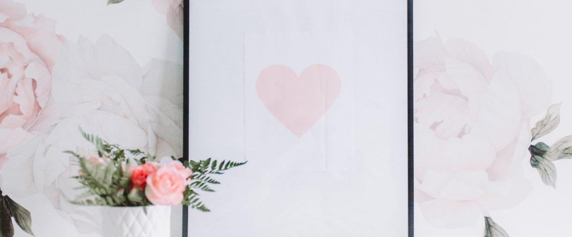 Blush Pink Heart Free Printable Download