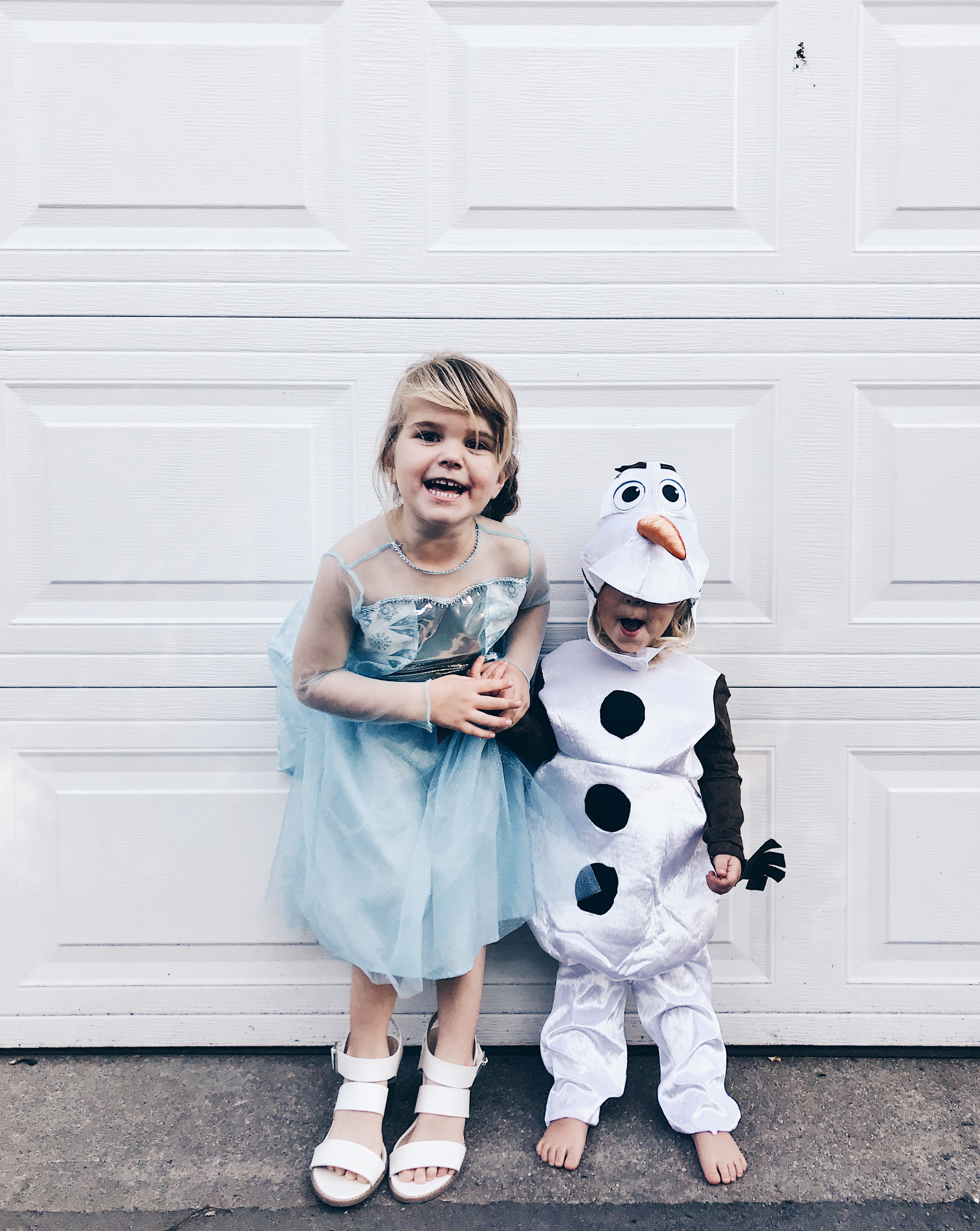 Elsa and Olaf Sibling Halloween Costume