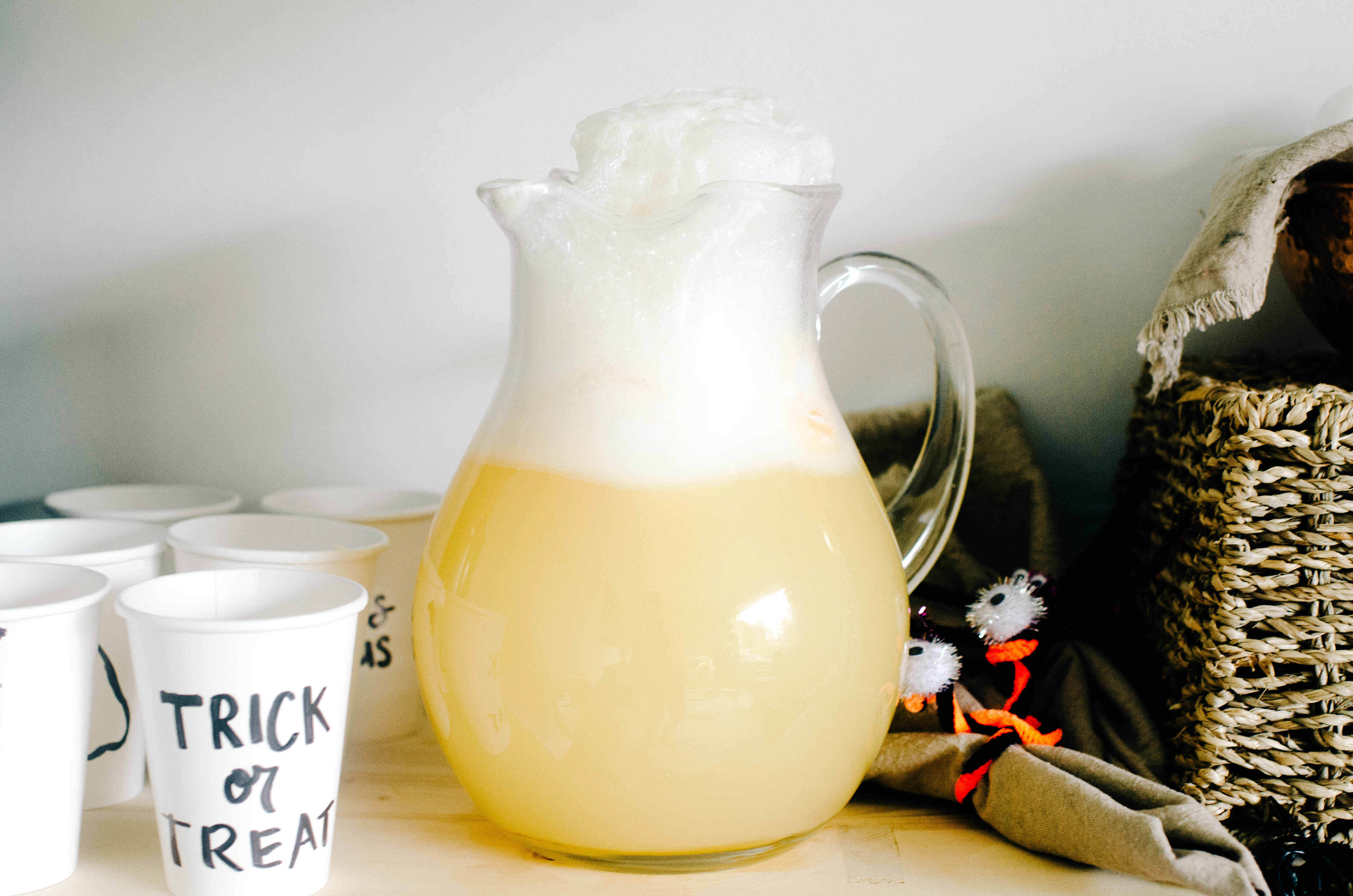 Spooktacular Orange Sherbet Halloween Punch Recipe | Hallowen Inspired Party Decor and Recipes