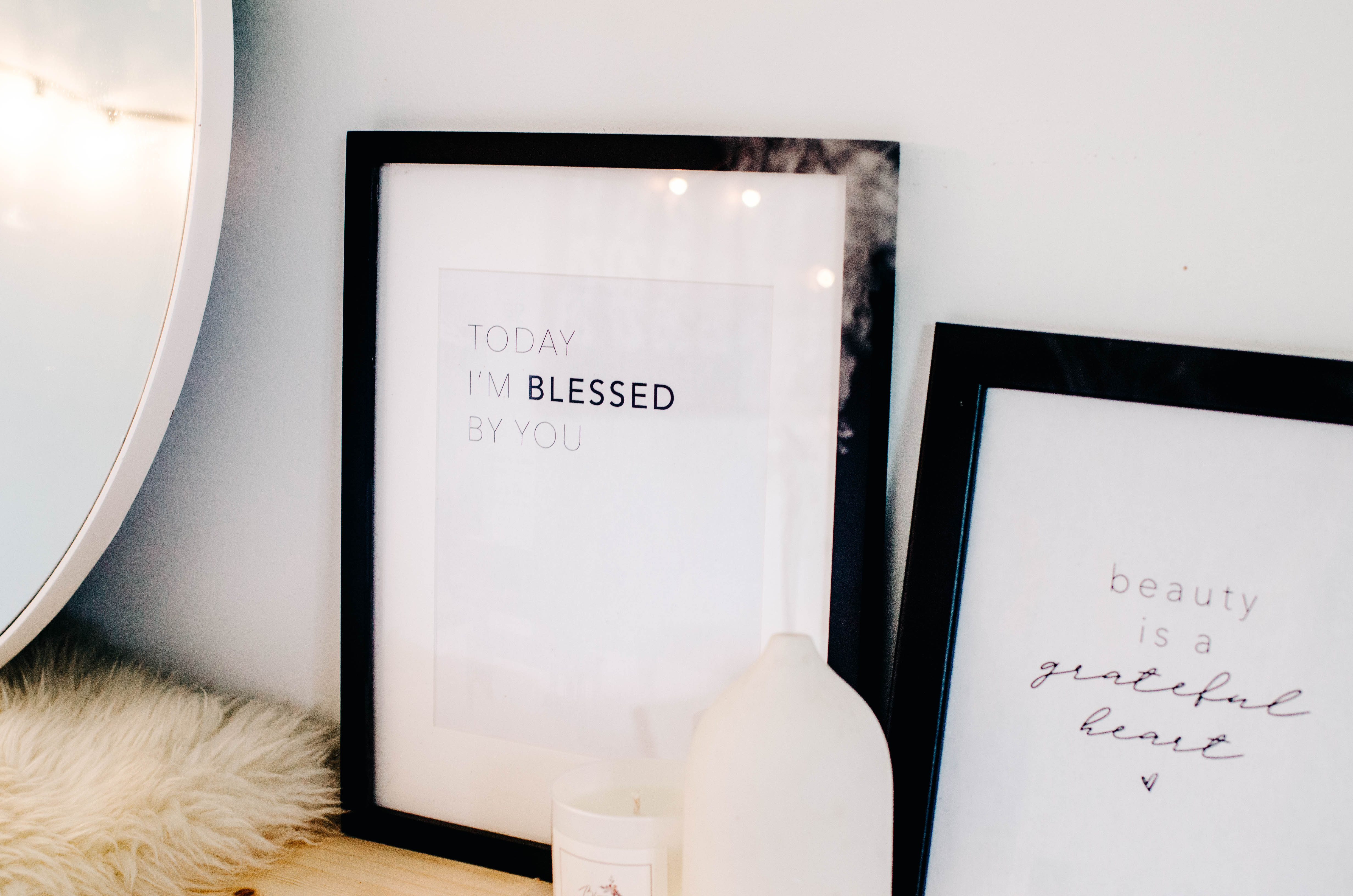 Three Free Printables for Thanksgiving | Black and White Home Decor