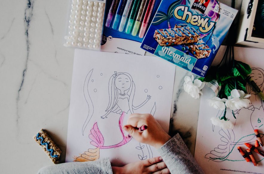 Mermaid Coloring Page Free Printable