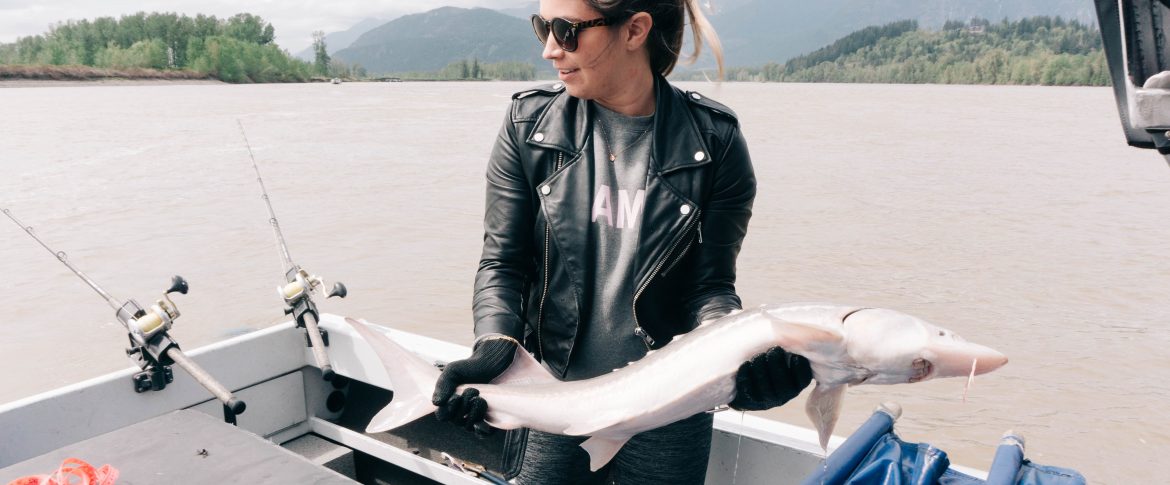 Girls Fishing Trip in Harrison Hot Springs with BC Sports Fishing Group