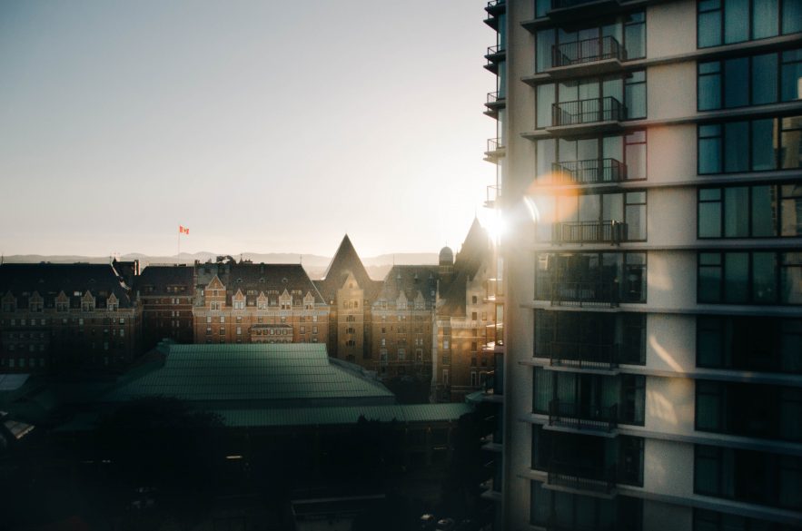 Patio View at the Marriott Hotel Victoria | 10 Things to do in Victoira BC