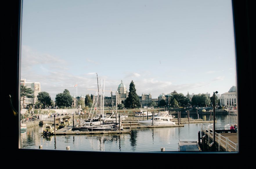 Parliament Building view from Milestones Restaurant in Victoria | 10 Things to do in Victoira BC