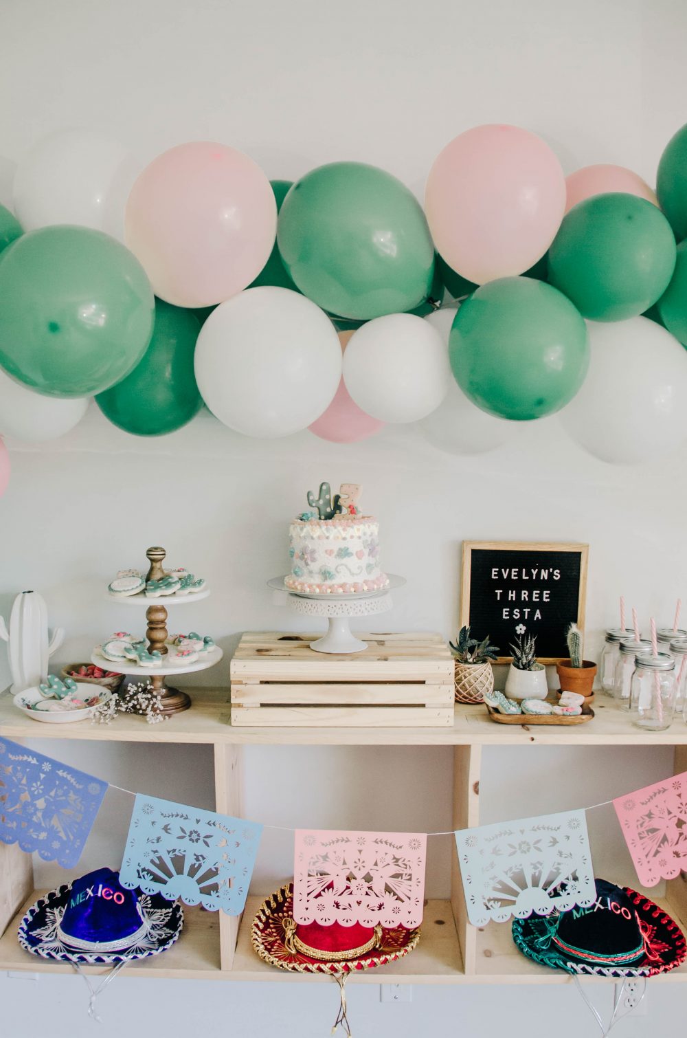 Three-esta! Mexican Themed Kids Birthday Party Ideas