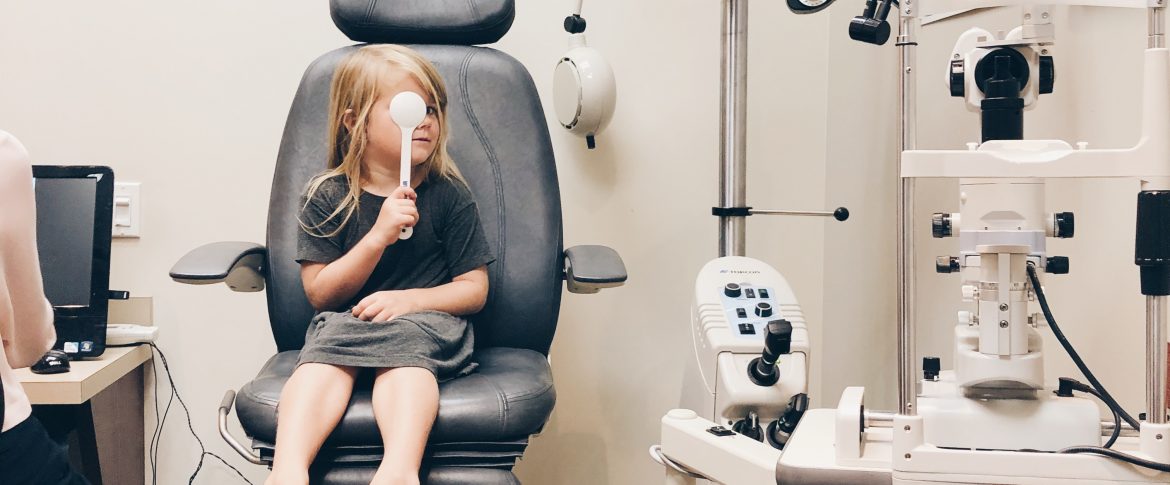 Getting my son's eye sight tested at IRIS visual group in Abbotsford | Back to school eye testing