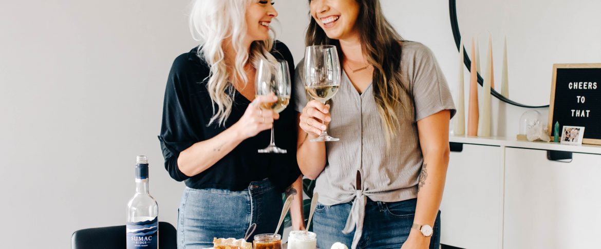 Sumac Ridge Pinot Grigio Lemon with Poached Peaches + Cream Pie Recipe