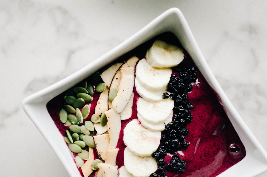 Blueberry Banana Easy Smoothie Bowl Recipe