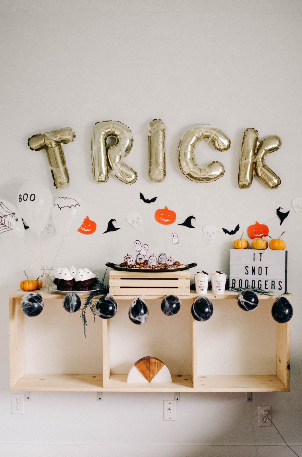 Kids Halloween Party Drink a Spooktacular Orange Sherbet drink