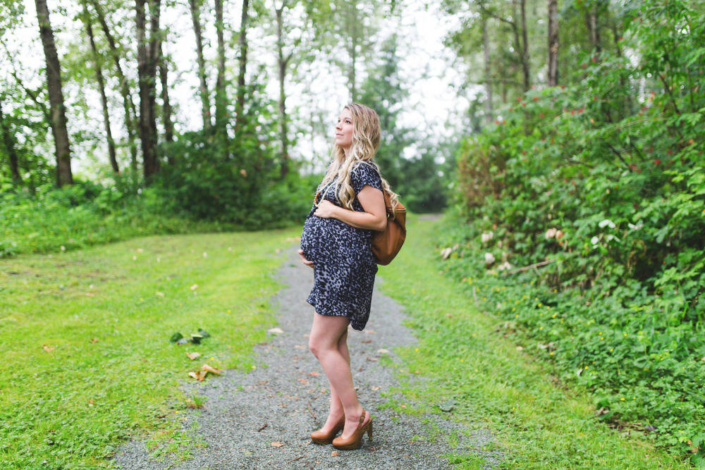 Loyal Hana Maternity Dress at 35 weeks pregnant