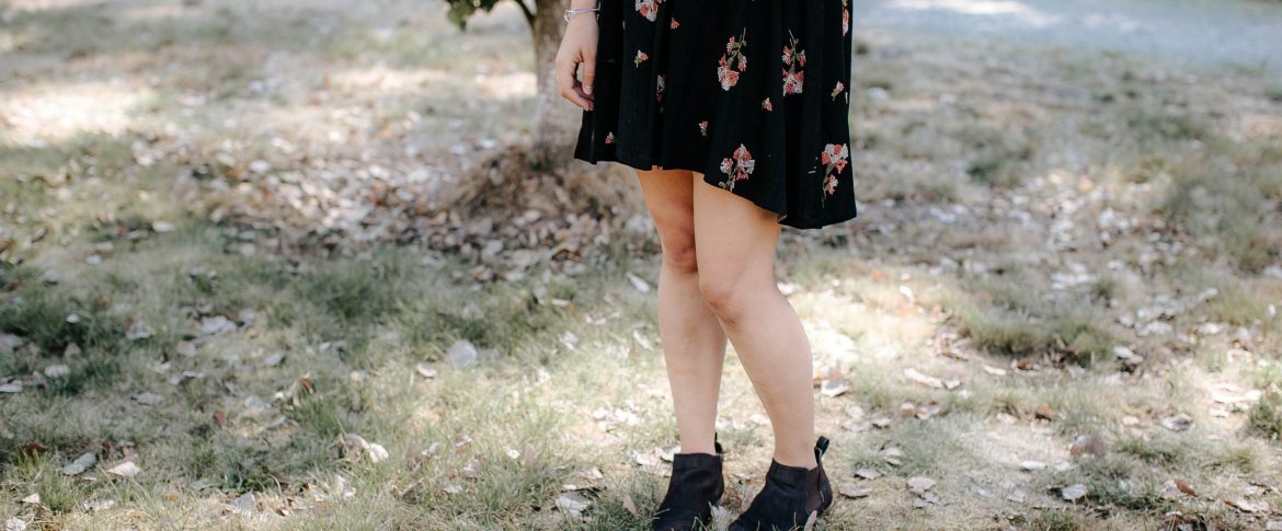 Fall Floral Dress | Dressy Casual Fashion