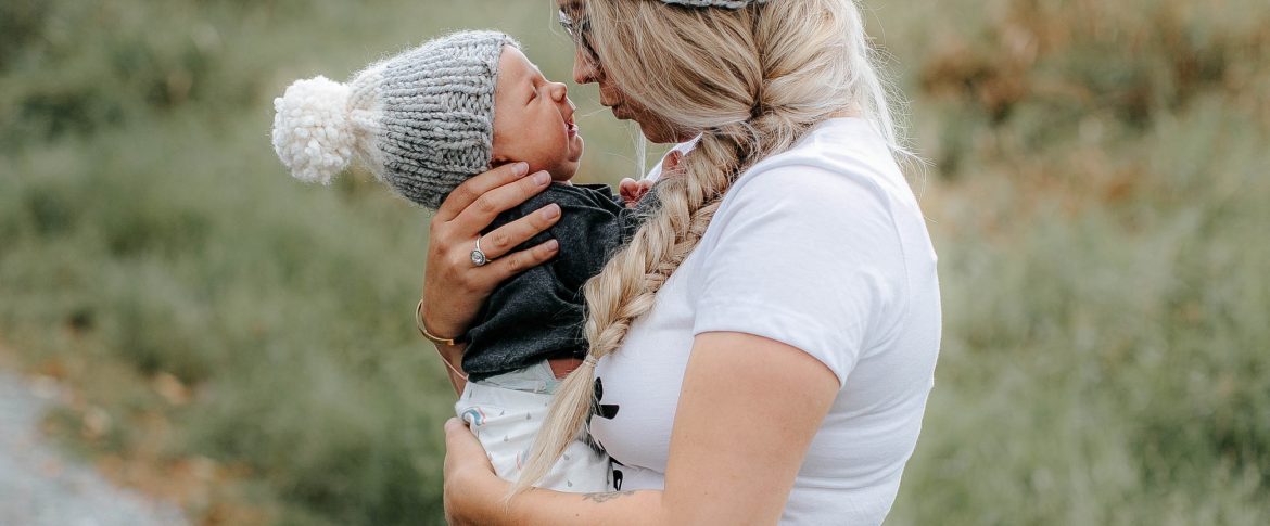 Mother and Daughter in matching toques #fall #knitted #fashion