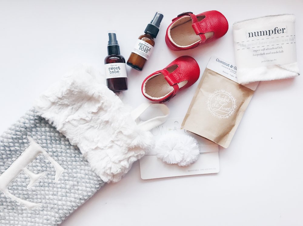 Stocking Stuffer ideas and faux fur stockings | Gift ideas for Moms, Dads and Babys