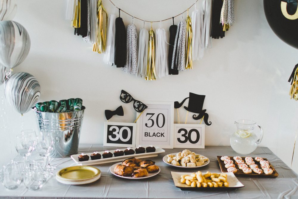 Thirtieth Birthday Party Free Printable | Thirty is the New Black