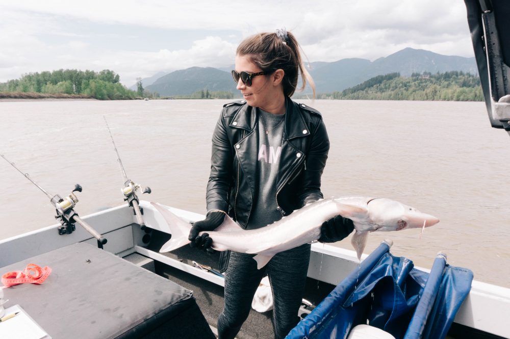 Girls Fishing Trip in Harrison Hot Springs with BC Sports Fishing Group